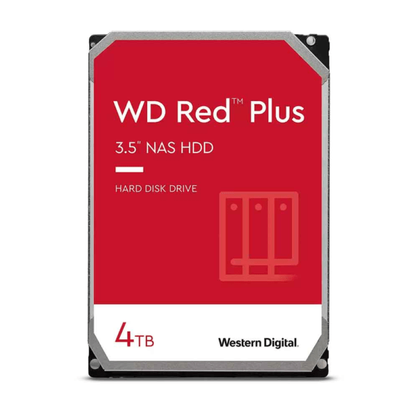 HDD WD RED PLUS 4 TB NAS PARA SERVIDOR 24X7 - WD40EFPX