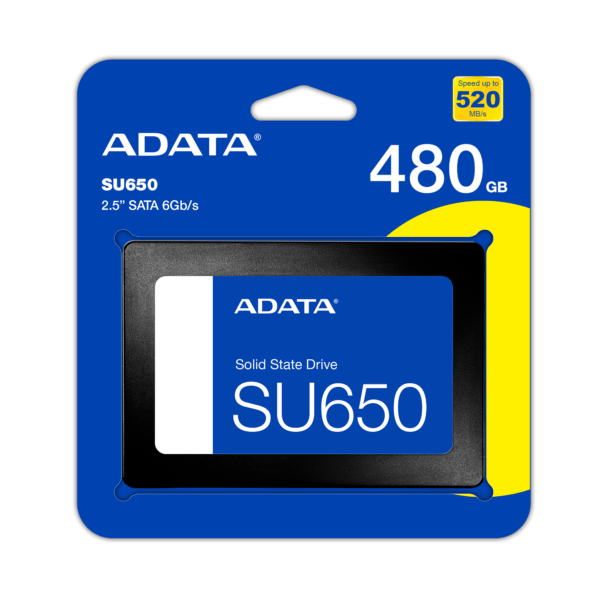 SSD ADATA 480GB 2,5" SATA 3 - ASU650SS-480GT-R