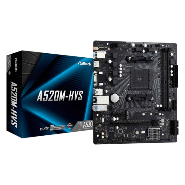 PLACA MAE A520M-HVS M.2 DDR4 MATX AM4 ASROCK