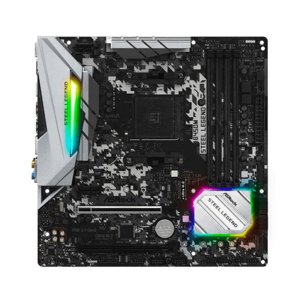 PLACA MAE (AMD) ASROCK B450M STEEL LEGEND DDR4 AM4 - Image 2