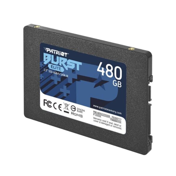 SSD PATRIOT BURST ELITE, 480GB, 2.5, SATA III 6GB/S - PBE480GS25SSDR - Image 2