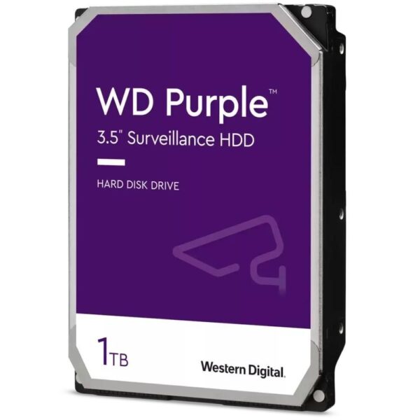 HDD WD PURPLE 1 TB PARA SEGURANCA / VIGILANCIA / DVR - WD11PURZ